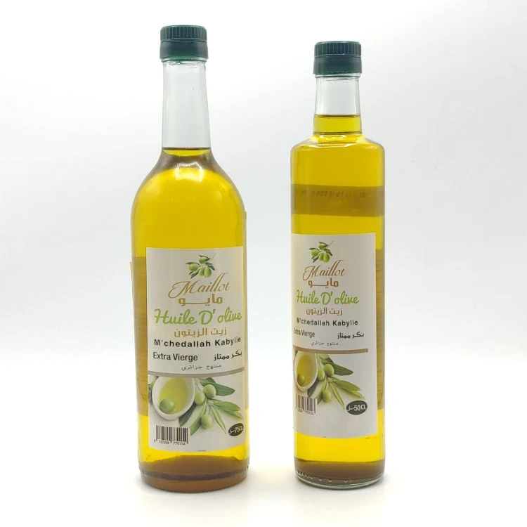 Huile d'olive extra vierges Maillot Bouira -   زيت الزيتون البكر الممتاز مايو البويرة - Image 1