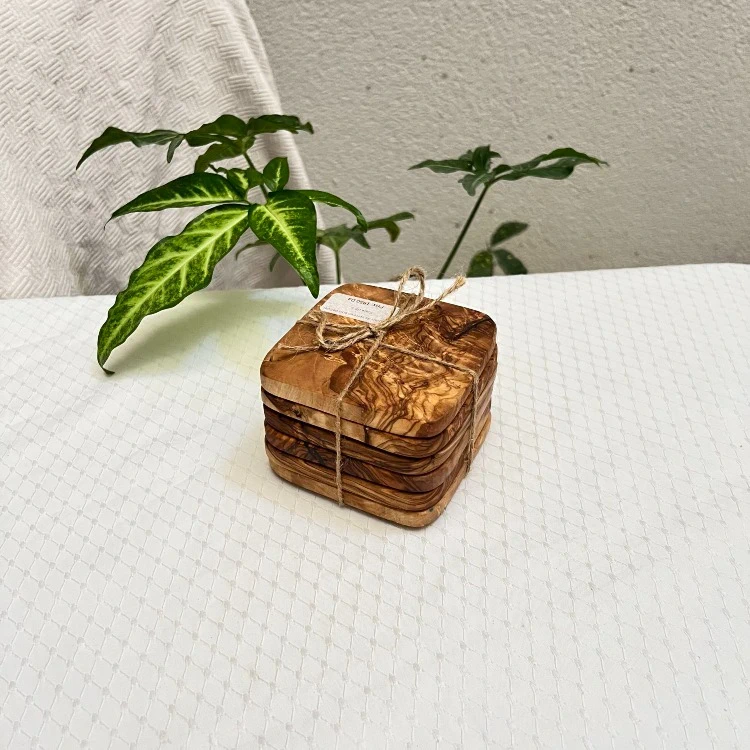 Sous tasse en bois - تحت الفنجان من الخشب - Image 1
