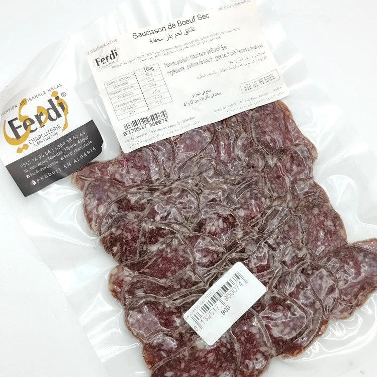 charcuterie : Saucisson de Bœuf sec - لحوم الباردة نقانق لحم البقر المجففة - Image 1